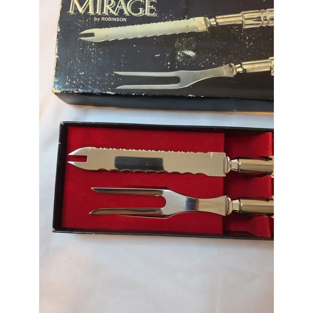 MIRAGE Mini-Carver Set - By Robinson - Knife and Fork 10